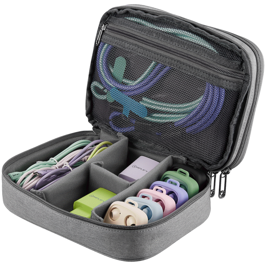 Volkano Cable Organiser Large Grey | VK-9303-GR