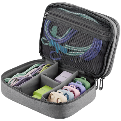 Volkano Cable Organiser Large Grey | VK-9303-GR