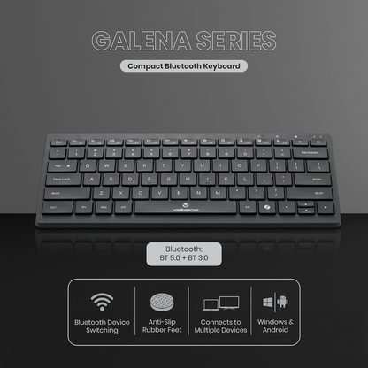 Volkano Galena Series Bluetooth Keyboard | VK-20247-BK