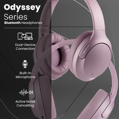 Volkano Odyssey ANC Bluetooth Wireless Headphone - Rose Gold | VK-2103-RG