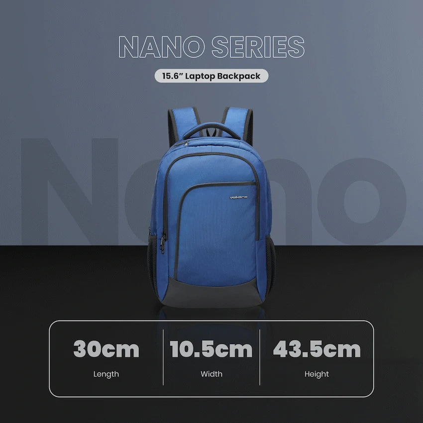 Volkano Nano 15.6" Laptop Backpack - Navy | VK-9178-NV