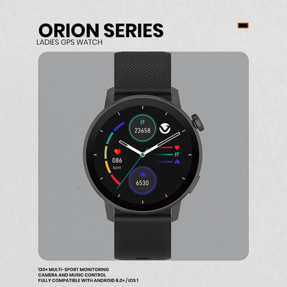 Volkano Orion Series Unisex GPS Watch - Black | VK-5062-BK[V1]