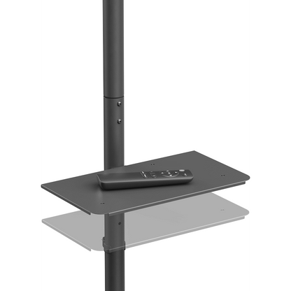 Volkano Steel series Fixed Trolley TV Bracket  32" - 55" TVs | VK-4036-BK
