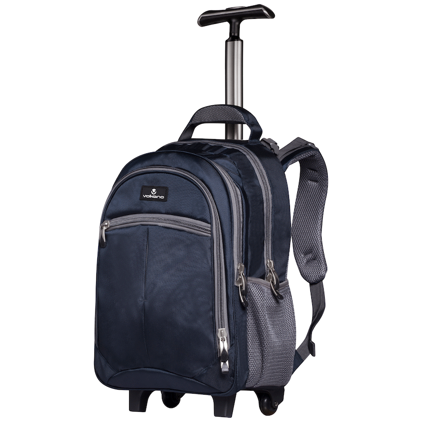 Volkano Orthopaedic Trolley Backpack 27L - Navy/Grey | VK-7094-NVGR