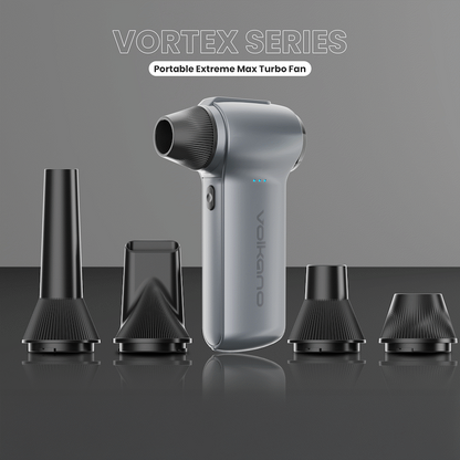 Volkano Vortex Series Portable Extreme Max Turbo Fan - Gun Metal | VK-6102-GM