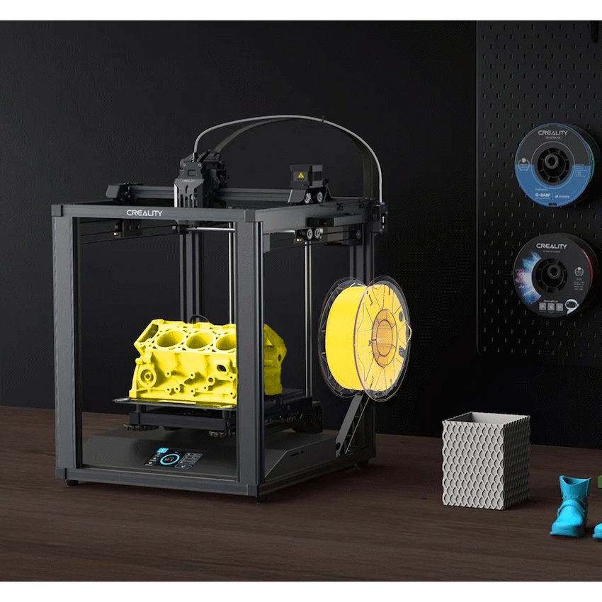 Creality 1.75mm Hyper Series PLA RFID Filament - Yellow 1Kg | 3301010469
