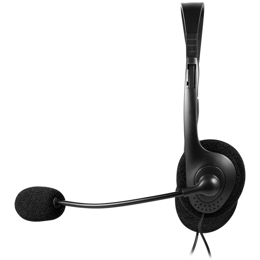 Volkano Chat 2 Stereo Headset with Boom Microphone | VK-20151-BK