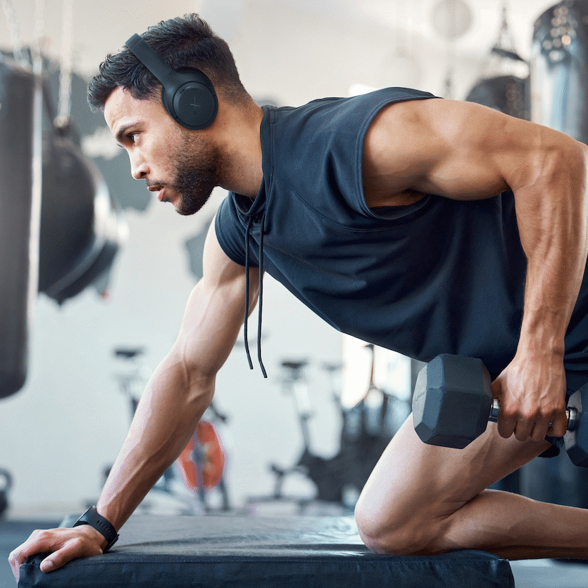 VolkanoX VXH100 Bluetooth Headphones with ANC  - Black | VKX-2105-BK