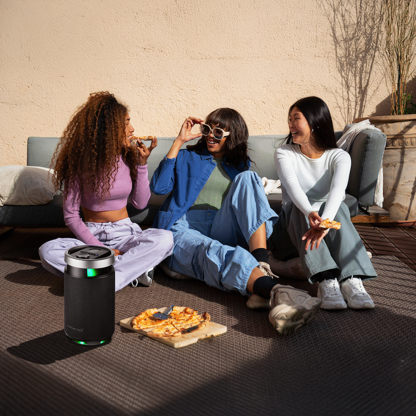 VolkanoX S800 Portable Bluetooth Party Speaker | VXS-800-BK