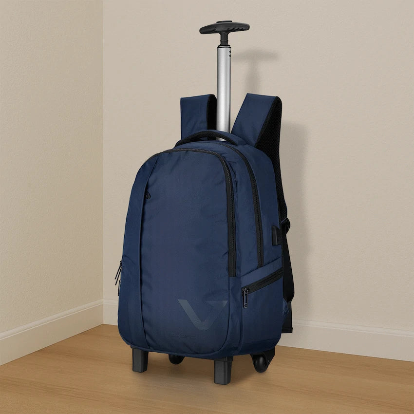 Volkano Midtown Trolley Backpack - Navy | VK-9170-NV