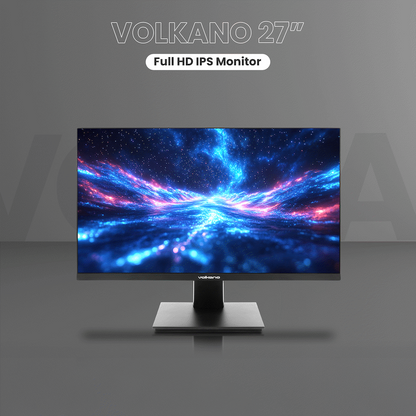 Volkano 27-inch Full HD IPS Monitor with HDMI/VGA, 100 Hz | VK-5603-BK