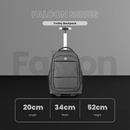 Volkano Falcon Trolley - Black Charcoal | VK-7133-CH