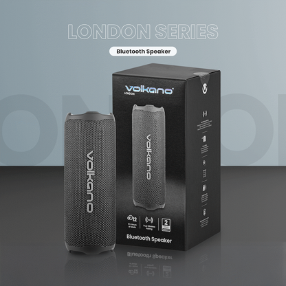 Volkano London Series Bluetooth Speaker - Black | VK-3145-BK
