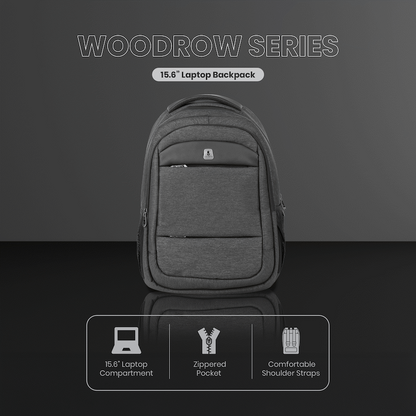 Volkano Woodrow 15.6" Laptop Backpack - Dark Grey | VK-7136-DGR