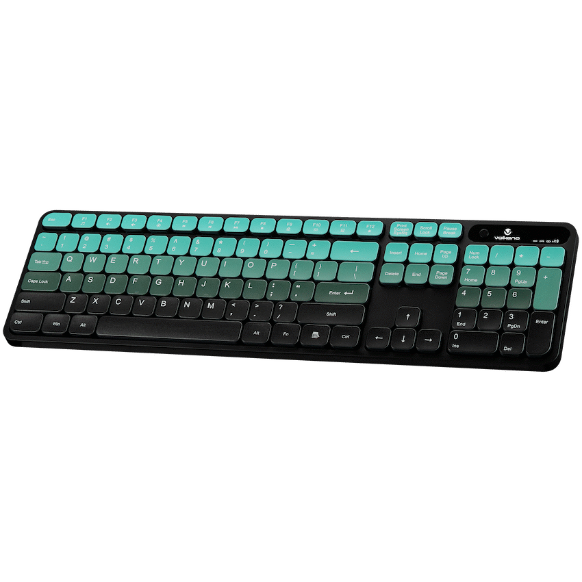 Volkano Prism Series Bluetooth Wireless Keyboard and Mouse - Teal | VK-20248-TL