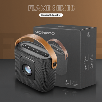 Volkano Flame Series Bluetooth Speaker - Black | VK-3141-BK