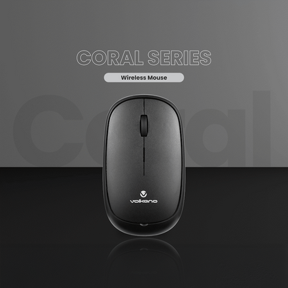 Volkano Coral series Bluetooth Wireless Mouse - Black | VK-20303-BK