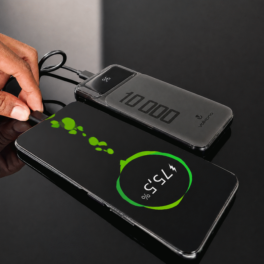 Volkano Roma Series 10000mah P.D. 20W Power Bank | VK-9024-BK