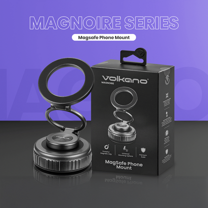 Volkano Magnoire Series Magsafe Phone Mount - Black | VK-5038-BK