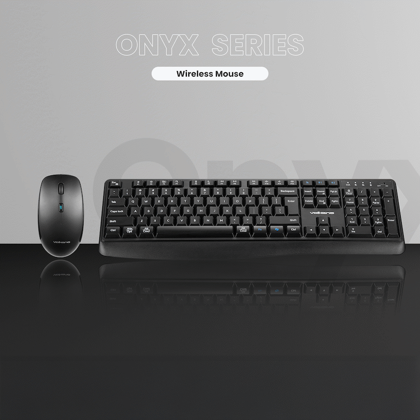 Volkano Onyx Keyboard and Mouse Combo With Dual mode BT | VK-20306-BK