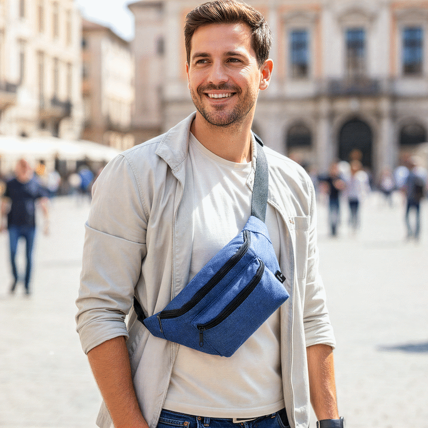 Volkano Apollo Moon Bag Navy | VK-9130-NV
