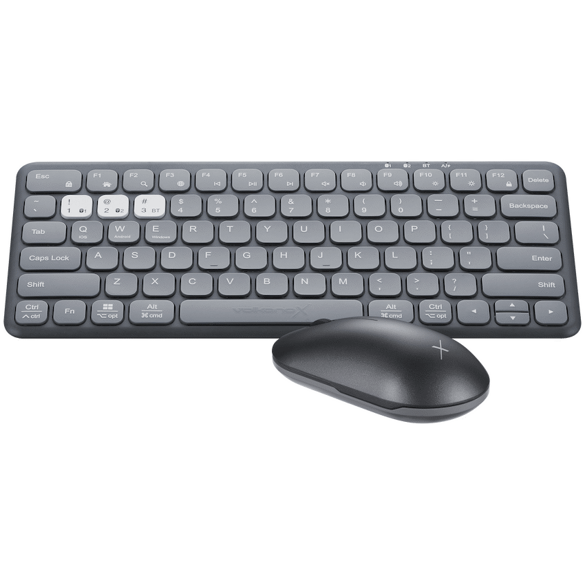 VolkanoX Blaze Bluetooth Wireless Keyboard and Mouse Combo - Graphite | VKX-210-GT