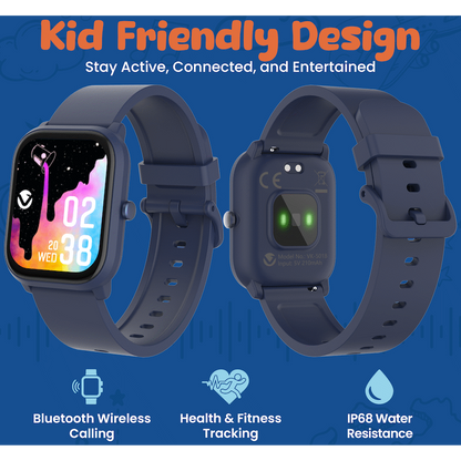 Volkano Vivo Series Kids Smart Watch - Dark Blue | VK-5018-BL