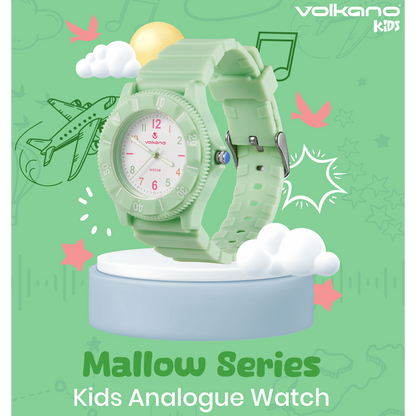 Volkano Mallow Series Kids Analogue Watch - Green | VK-5203-GN