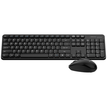 VolkanoX Garnet Bluetooth Wireless Keyboard and Mouse Combo - Black | VKX-20008-BK