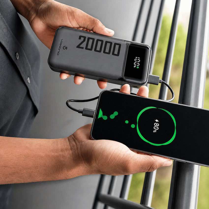 Volkano Roma Series 20000mah PD 22.5w Power Bank | VK-9025-BK