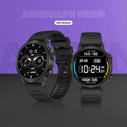 Volkano Active Tech Adrenaline Series GPS Watch with Heart Rate | VK-5081-BK[V2]