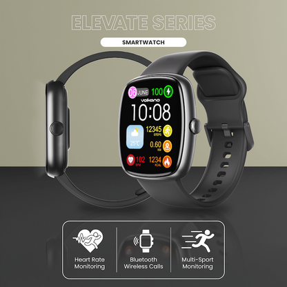 Volkano Elevate Series Smartwatch - Black | VK-5115-BK