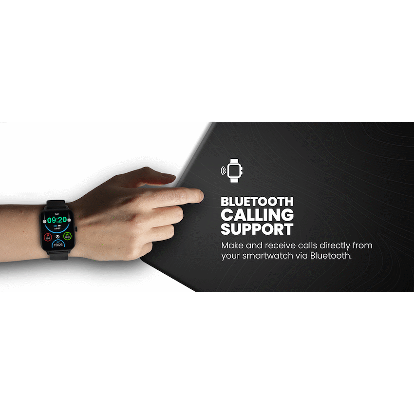 Volkano Chroma Series Smartwatch with Black Strap | VK-5088-BK