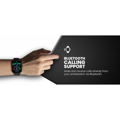 Volkano Chroma Series Smartwatch with Black Strap | VK-5088-BK
