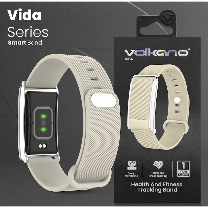 Volkano Vida Series Smart Band - Beige | VK-5101-BG