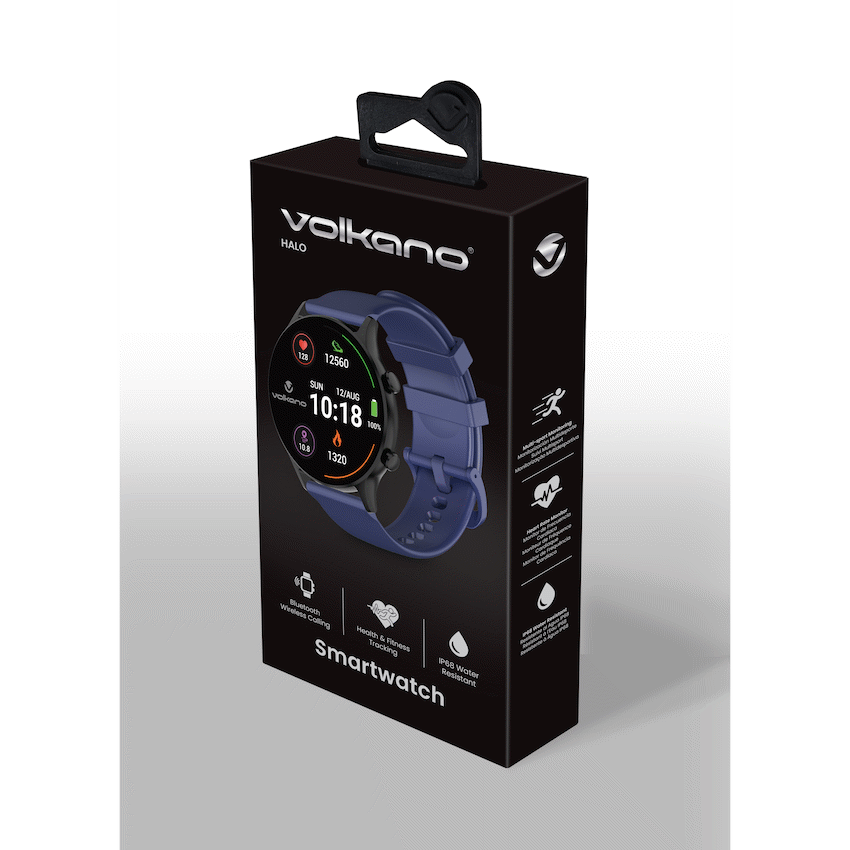 Volkano Halo Series Smartwatch - Denim Blue | VK-5027-BL