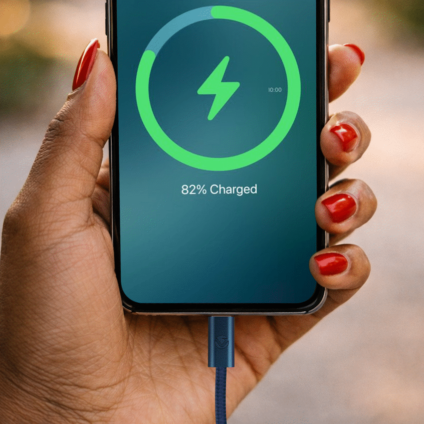 Volkano Weave Series 60w USB C to USB C 1.2m-Blue | VK-30260-BL