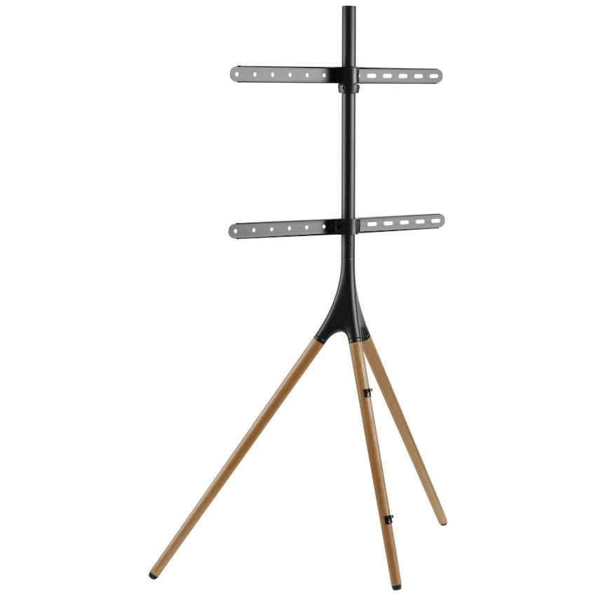 Volkano Steel series Fixed Easel TV Stand 45" - 65" TVs | VK-4042-BK