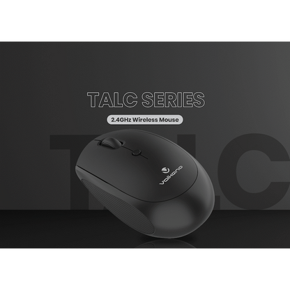 Volkano Talc Wireless Mouse - Black | VK-20197-BK