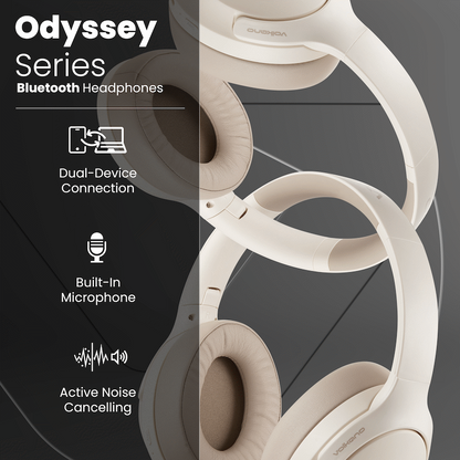 Volkano Odyssey ANC Bluetooth Wireless Headphone - Nude | VK-2103-ND