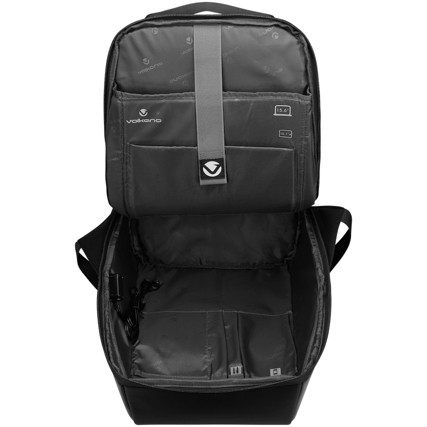 Volkano Aaron 15.6" Smart Laptop Backpack - Black | VK-9232-BK