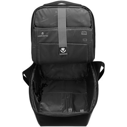 Volkano Aaron 15.6" Smart Laptop Backpack - Black | VK-9232-BK