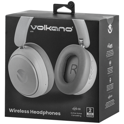 Volkano Lexi Bluetooth Headphone with ANC - Grey | VK-2009-GR