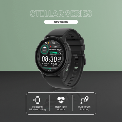 Volkano Stellar Series GPS Smartwatch - Black | VK-5063-BK