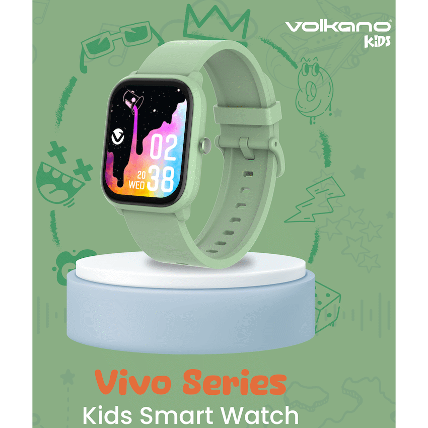 Volkano Vivo Series Kids Smart Watch - Sage Green | VK-5018-GN