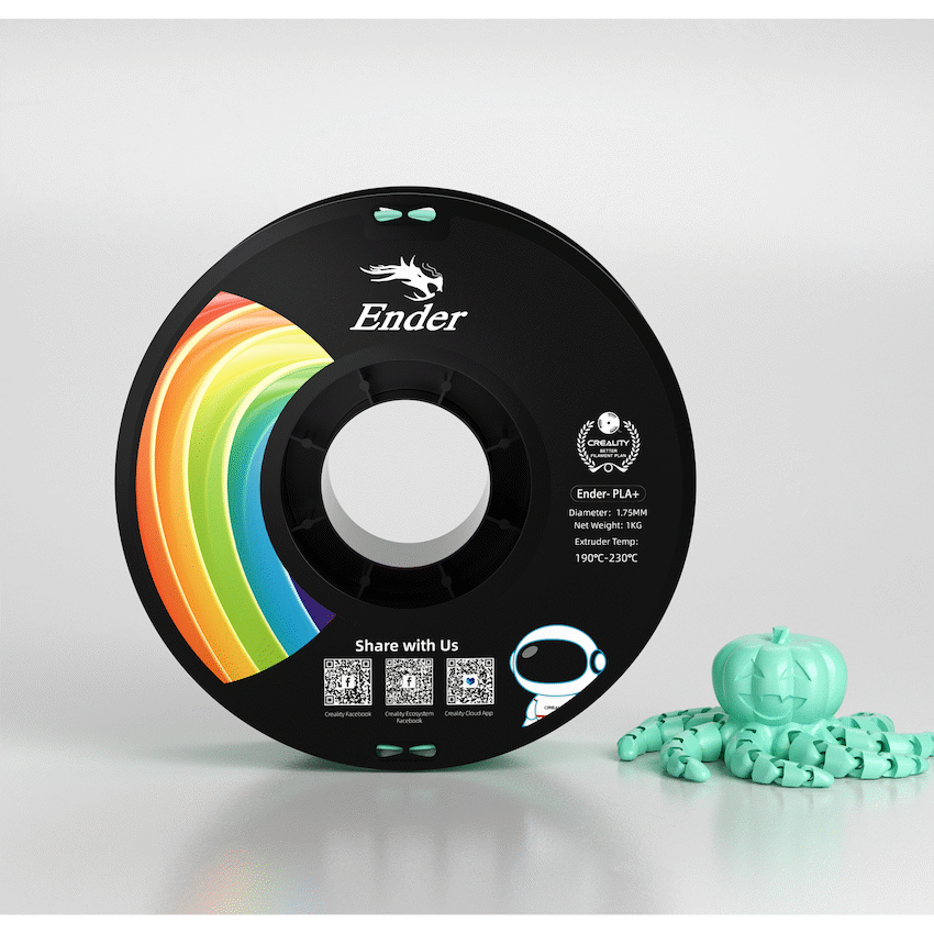 Creality 1.75mm Ender-PLA+ Filament - Jade Green 1Kg | 3301010311