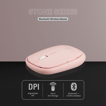 Volkano Coral series Bluetooth Wireless Mouse - Pink | VK-20304-PK