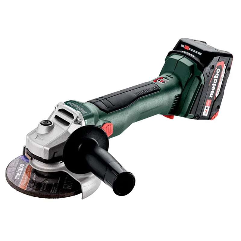 Metabo W 18 L BL 9-125 Cordless Angle Grinder 125mm 5.2Ah Kit | 602374650