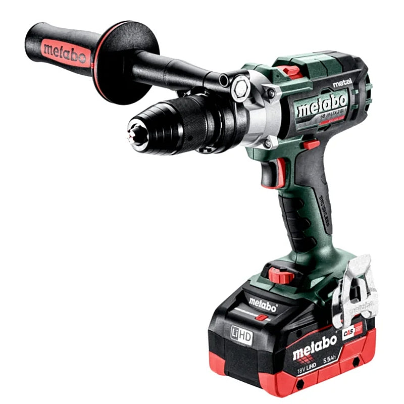 Metabo SB 18 LTX-3 BL I Metal Cordless Combi Drill 5.5Ah Kit | 603183660