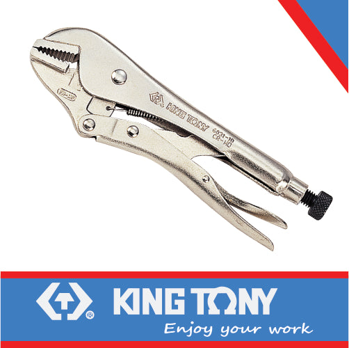 KING TONY VICE GRIP 250MM STRAIGHT JAW | 6031 10N